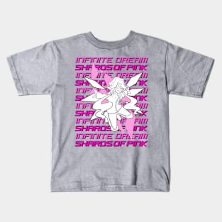 Retro Anime Lee INFINITE DREAM: Shards of Pink Kids T-Shirt